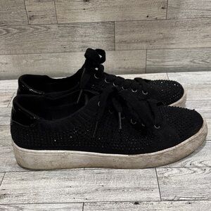 Nine West Women's Black Knit Sneakers